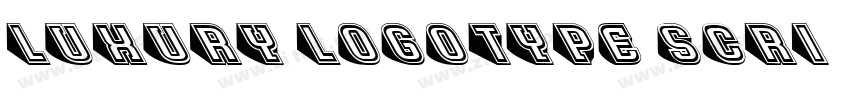 luxury logotype scri字体转换